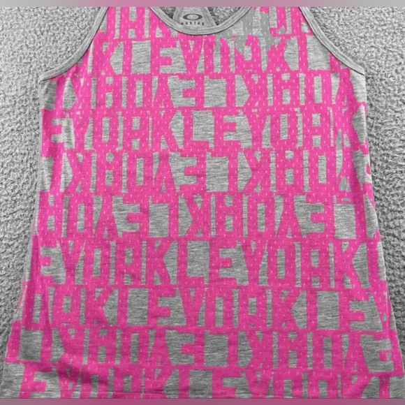 Oakley Hot Pink/Gray Tank - Picture 2 of 6